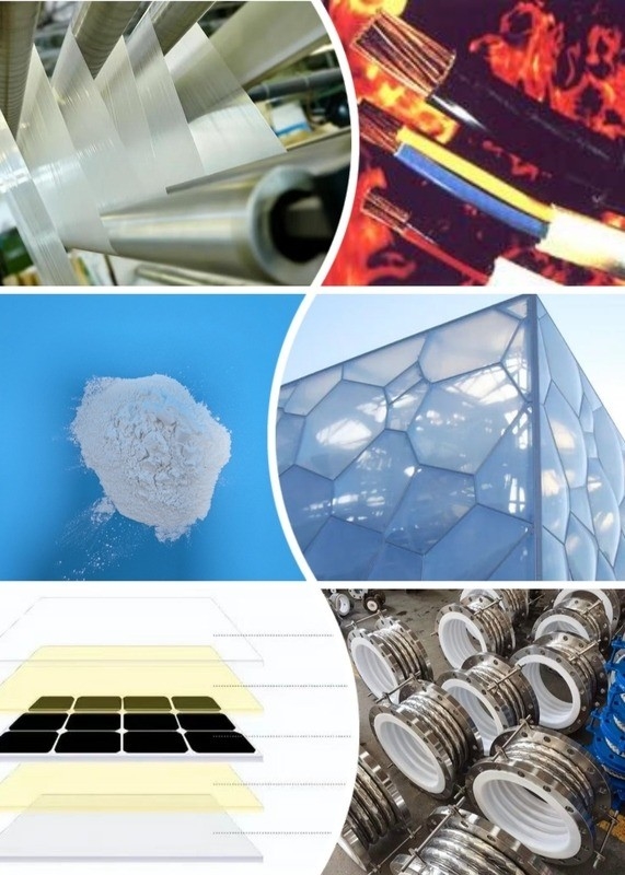 Pelet ETFE transparan tahan UV Granule Untuk kawat sarung / bahan baku film tipis