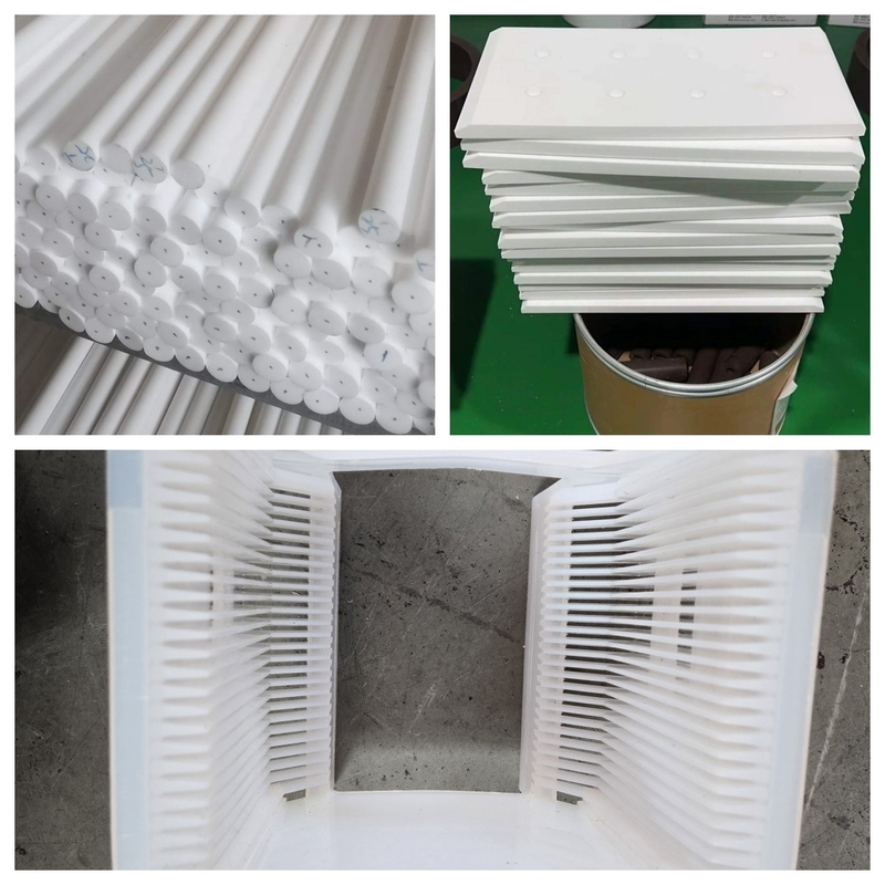 Resin PFA untuk memproduksi batang PFA dalam bagian mekanik tahan aus dengan gesekan rendah
